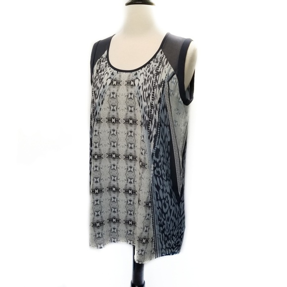 Cabi Sleeveless Snakeskin Animal Print Top Size S - Picture 5 of 6